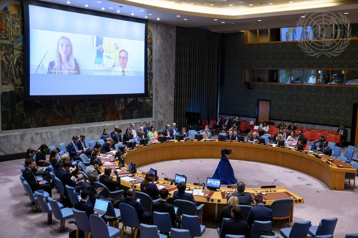 Kateryna Rashevska at Security Council